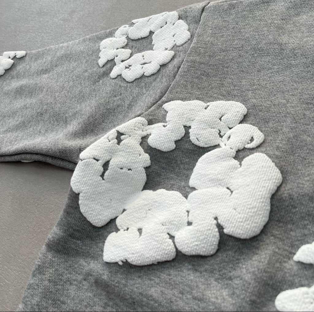 Denim Tear Cotton Wreath Hoodie