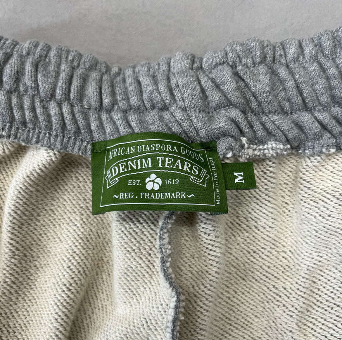 Denim Tear Cotton Wreath Sweatpants