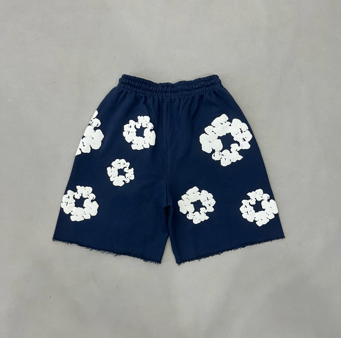Denim Tear Cotton Wreath Shorts