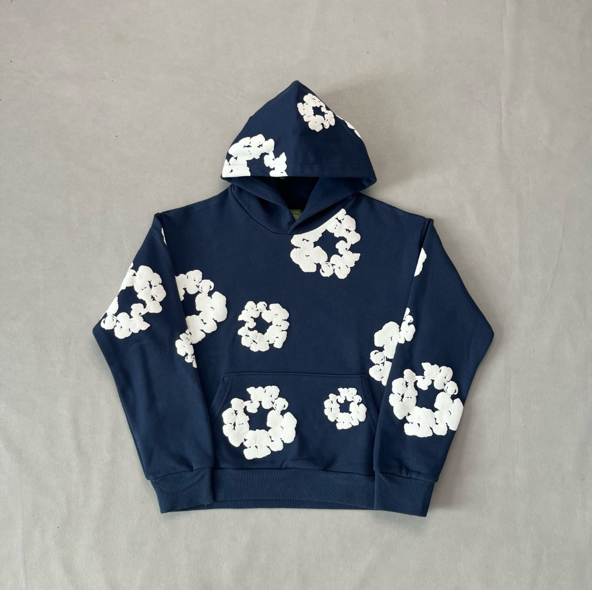 Denim Tear Cotton Wreath Hoodie