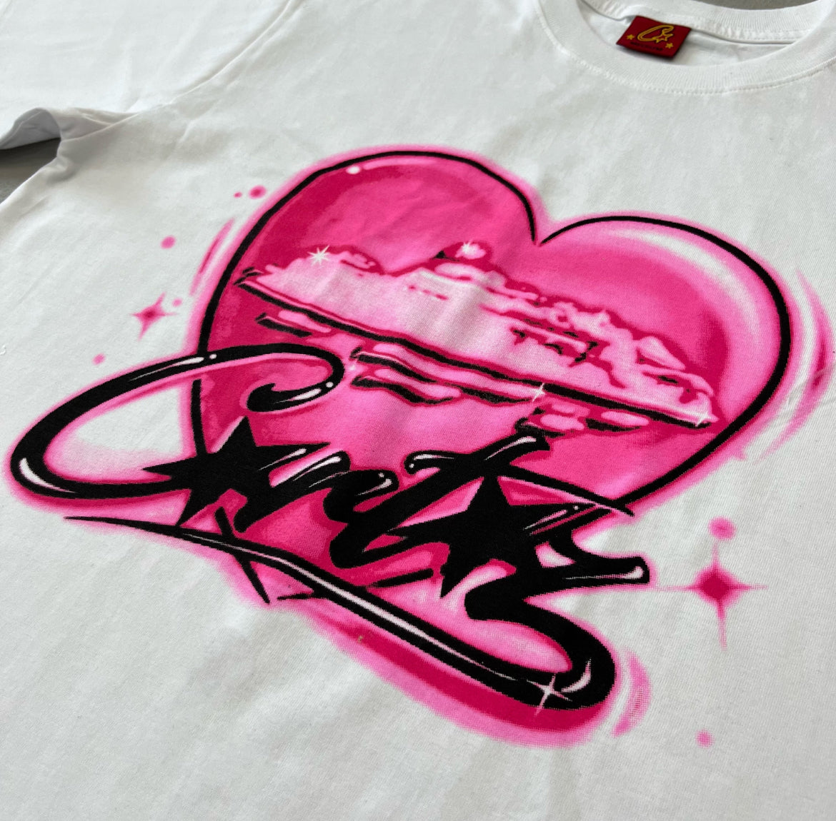 Corteiz Heart Graphic Pink