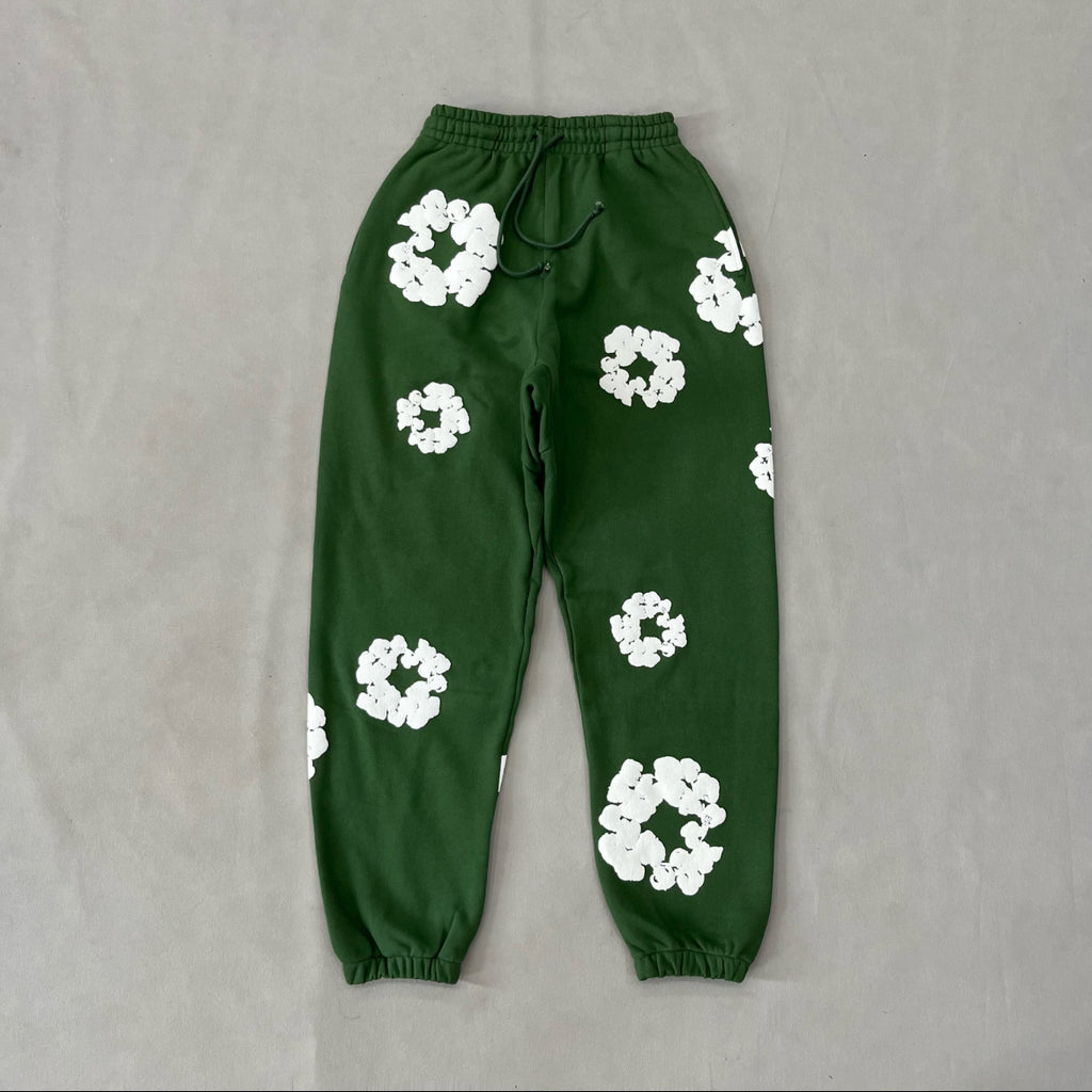 Denim Tear Cotton Wreath Sweatpants