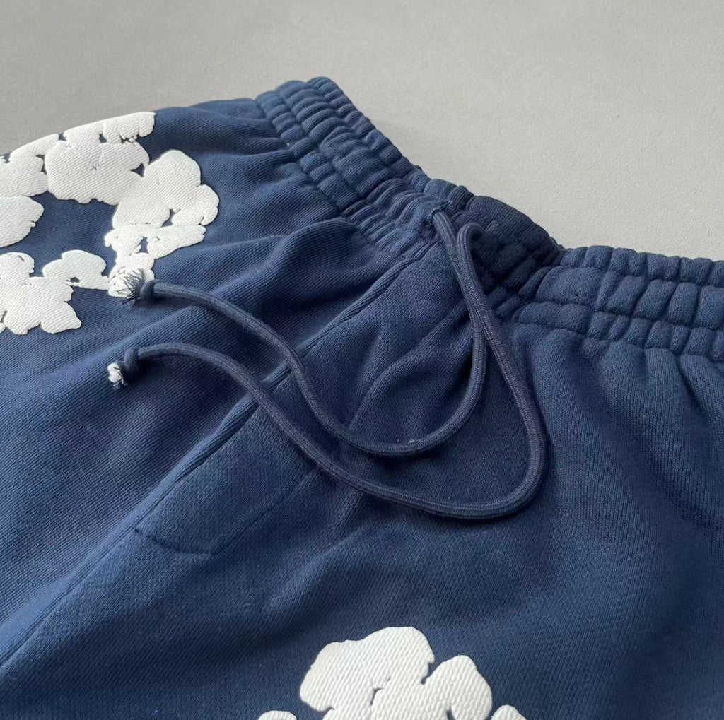 Denim Tear Cotton Wreath Shorts