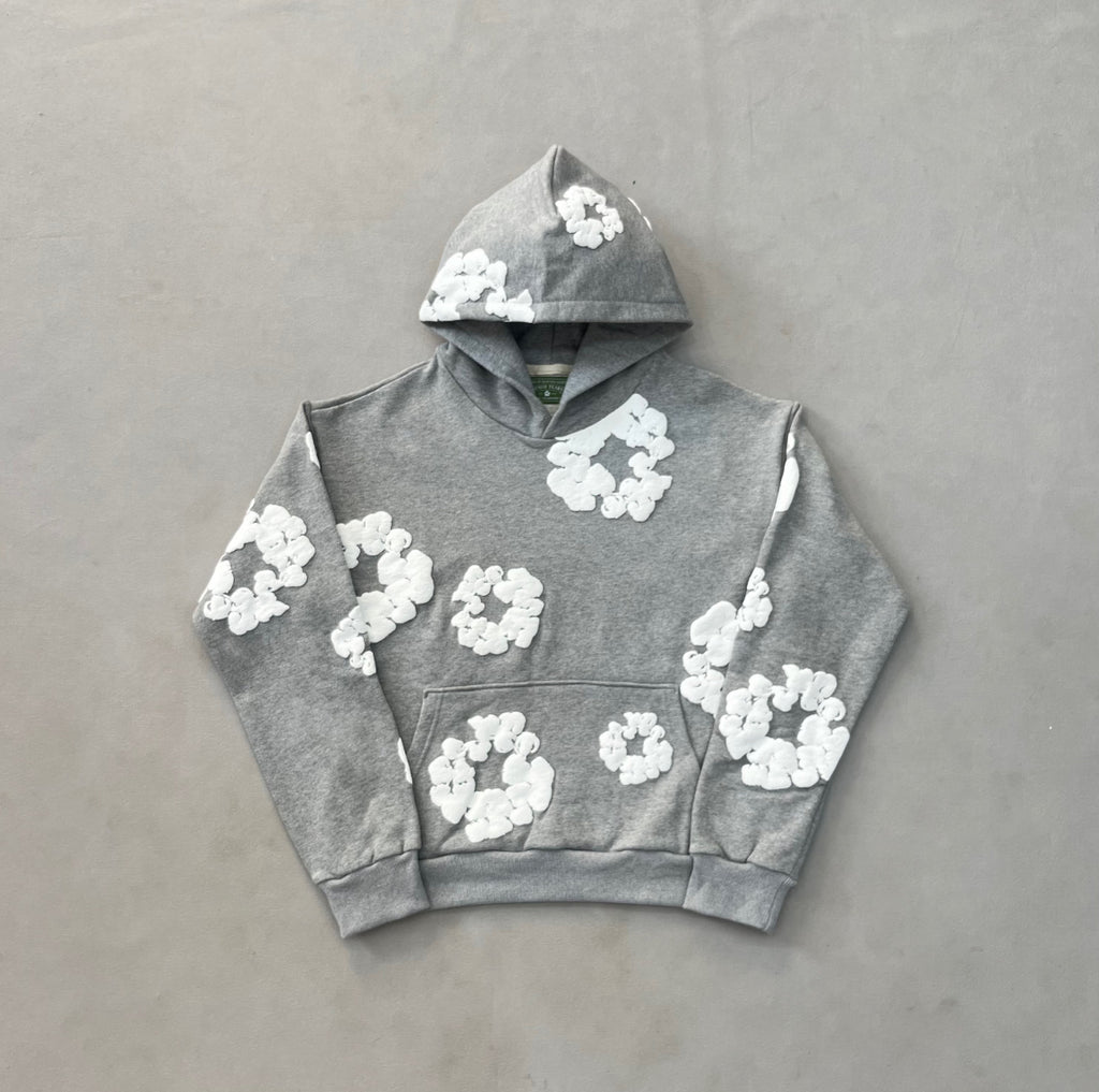 Denim Tear Cotton Wreath Hoodie