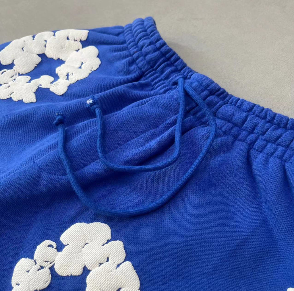 Denim Tear Cotton Wreath Shorts