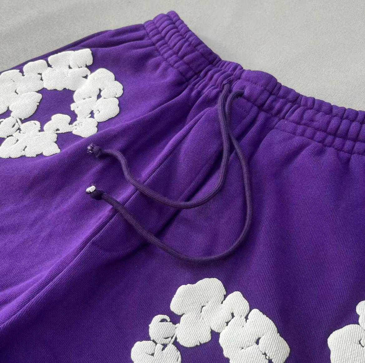 Denim Tear Cotton Wreath Shorts