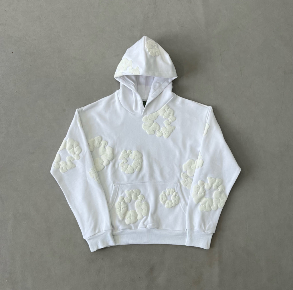 Denim Tear Cotton Wreath Hoodie