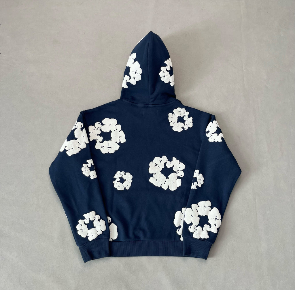 Denim Tear Cotton Wreath Hoodie