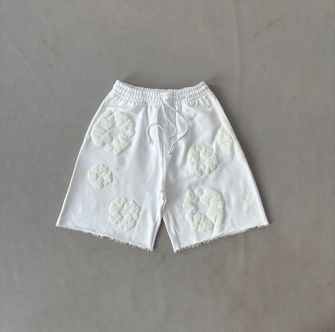 Denim Tear Cotton Wreath Shorts