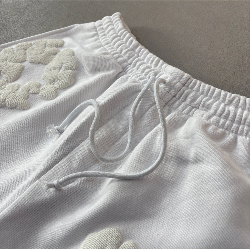 Denim Tear Cotton Wreath Shorts